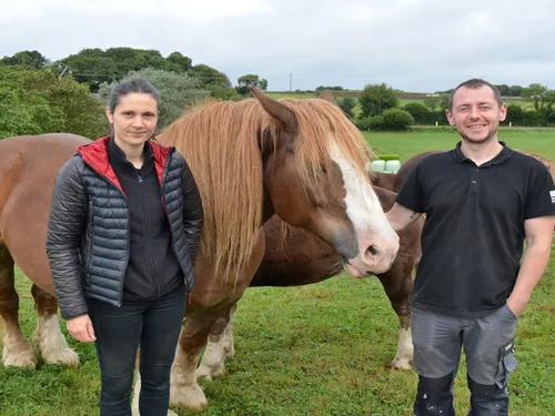 SPACE de Rennes : un couple d'agriculteurs reconvertis à Briec